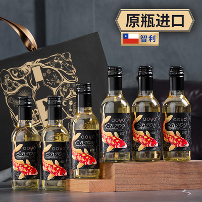 aoyo傲鱼蔚蓝乐霞多丽白葡萄酒187.5ML