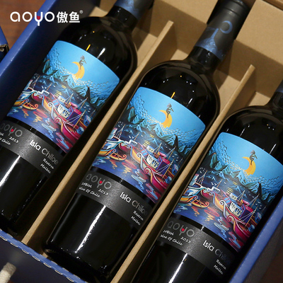 aoyo奇洛埃岛珍藏马尔贝克红葡萄酒750mL