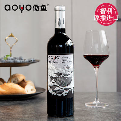 aoyo劳尔先生精选西拉梅洛半干红葡萄酒750mL