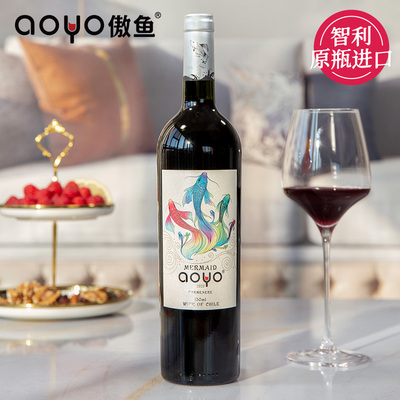 aoyo美人鱼佳美娜红葡萄酒750mL