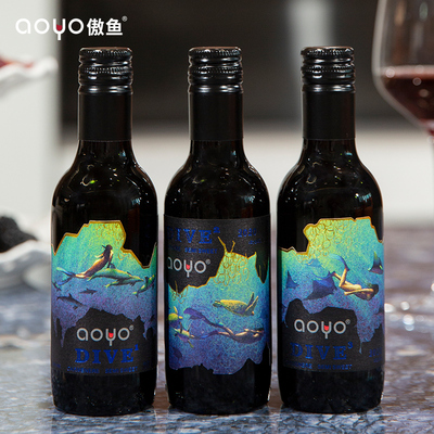 aoyo潜水佳美娜半甜红葡萄酒187.5ml
