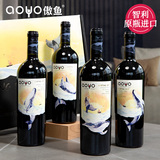aoyo飞跃蓝海珍藏品丽珠味而多葡萄酒750mL