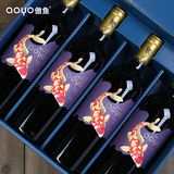 aoyo傲鱼珍藏西拉红葡萄酒750mL