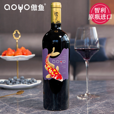 aoyo傲鱼珍藏西拉红葡萄酒750mL