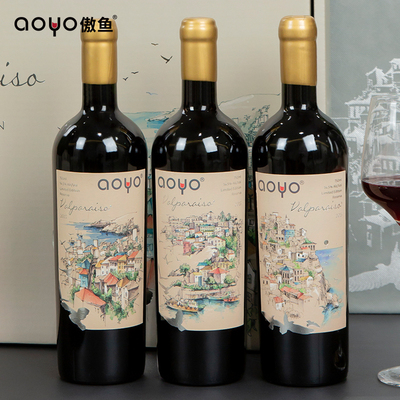 aoyo天堂之城系列限量珍藏级品丽珠、味儿多干红葡萄酒750ml（限量珍藏级）