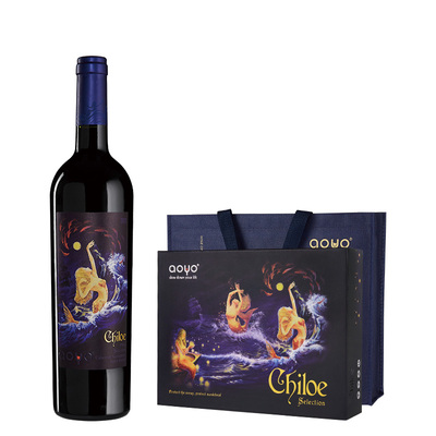 aoyo奇洛埃精选赤霞珠红葡萄酒750mL